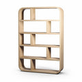 **Minimalistisch Boekenkast van Hout met Open Planken**