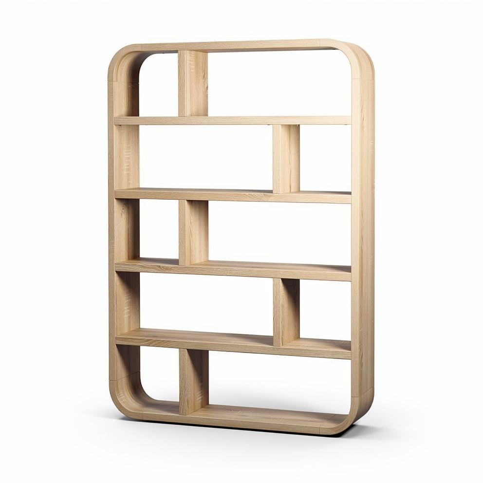 **Minimalistisch Boekenkast van Hout met Open Planken**